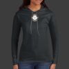 Ladies 100% Ring Spun Cotton Long Sleeve Hooded T Shirt Thumbnail