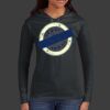 Ladies 100% Ring Spun Cotton Long Sleeve Hooded T Shirt Thumbnail