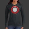Ladies 100% Ring Spun Cotton Long Sleeve Hooded T Shirt Thumbnail
