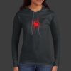 Ladies 100% Ring Spun Cotton Long Sleeve Hooded T Shirt Thumbnail