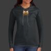 Ladies 100% Ring Spun Cotton Long Sleeve Hooded T Shirt Thumbnail