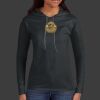 Ladies 100% Ring Spun Cotton Long Sleeve Hooded T Shirt Thumbnail