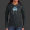 Ladies 100% Ring Spun Cotton Long Sleeve Hooded T Shirt Thumbnail