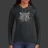 Ladies 100% Ring Spun Cotton Long Sleeve Hooded T Shirt Thumbnail