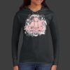 Ladies 100% Ring Spun Cotton Long Sleeve Hooded T Shirt Thumbnail