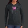 Ladies 100% Ring Spun Cotton Long Sleeve Hooded T Shirt Thumbnail