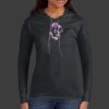 Ladies 100% Ring Spun Cotton Long Sleeve Hooded T Shirt Thumbnail