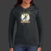 Ladies 100% Ring Spun Cotton Long Sleeve Hooded T Shirt Thumbnail