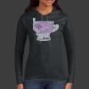 Ladies 100% Ring Spun Cotton Long Sleeve Hooded T Shirt Thumbnail