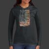 Ladies 100% Ring Spun Cotton Long Sleeve Hooded T Shirt Thumbnail