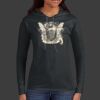 Ladies 100% Ring Spun Cotton Long Sleeve Hooded T Shirt Thumbnail