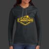 Ladies 100% Ring Spun Cotton Long Sleeve Hooded T Shirt Thumbnail
