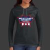 Ladies 100% Ring Spun Cotton Long Sleeve Hooded T Shirt Thumbnail