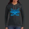 Ladies 100% Ring Spun Cotton Long Sleeve Hooded T Shirt Thumbnail