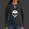 Ladies 100% Ring Spun Cotton Long Sleeve Hooded T Shirt Thumbnail