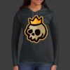 Ladies 100% Ring Spun Cotton Long Sleeve Hooded T Shirt Thumbnail