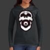 Ladies 100% Ring Spun Cotton Long Sleeve Hooded T Shirt Thumbnail