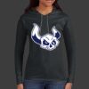 Ladies 100% Ring Spun Cotton Long Sleeve Hooded T Shirt Thumbnail