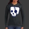 Ladies 100% Ring Spun Cotton Long Sleeve Hooded T Shirt Thumbnail