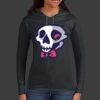 Ladies 100% Ring Spun Cotton Long Sleeve Hooded T Shirt Thumbnail
