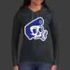 Ladies 100% Ring Spun Cotton Long Sleeve Hooded T Shirt Thumbnail