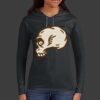 Ladies 100% Ring Spun Cotton Long Sleeve Hooded T Shirt Thumbnail