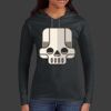 Ladies 100% Ring Spun Cotton Long Sleeve Hooded T Shirt Thumbnail