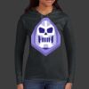 Ladies 100% Ring Spun Cotton Long Sleeve Hooded T Shirt Thumbnail