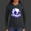 Ladies 100% Ring Spun Cotton Long Sleeve Hooded T Shirt Thumbnail