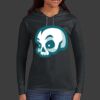 Ladies 100% Ring Spun Cotton Long Sleeve Hooded T Shirt Thumbnail