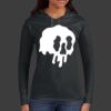 Ladies 100% Ring Spun Cotton Long Sleeve Hooded T Shirt Thumbnail