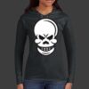 Ladies 100% Ring Spun Cotton Long Sleeve Hooded T Shirt Thumbnail
