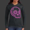 Ladies 100% Ring Spun Cotton Long Sleeve Hooded T Shirt Thumbnail