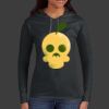 Ladies 100% Ring Spun Cotton Long Sleeve Hooded T Shirt Thumbnail