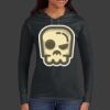 Ladies 100% Ring Spun Cotton Long Sleeve Hooded T Shirt Thumbnail