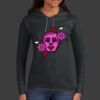 Ladies 100% Ring Spun Cotton Long Sleeve Hooded T Shirt Thumbnail