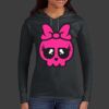 Ladies 100% Ring Spun Cotton Long Sleeve Hooded T Shirt Thumbnail