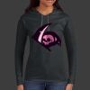 Ladies 100% Ring Spun Cotton Long Sleeve Hooded T Shirt Thumbnail