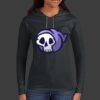 Ladies 100% Ring Spun Cotton Long Sleeve Hooded T Shirt Thumbnail