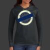 Ladies 100% Ring Spun Cotton Long Sleeve Hooded T Shirt Thumbnail