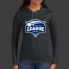 Ladies 100% Ring Spun Cotton Long Sleeve Hooded T Shirt Thumbnail