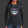 Ladies 100% Ring Spun Cotton Long Sleeve Hooded T Shirt Thumbnail