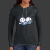 Ladies 100% Ring Spun Cotton Long Sleeve Hooded T Shirt Thumbnail