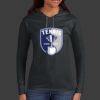 Ladies 100% Ring Spun Cotton Long Sleeve Hooded T Shirt Thumbnail
