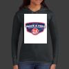 Ladies 100% Ring Spun Cotton Long Sleeve Hooded T Shirt Thumbnail