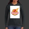 Ladies 100% Ring Spun Cotton Long Sleeve Hooded T Shirt Thumbnail