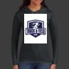 Ladies 100% Ring Spun Cotton Long Sleeve Hooded T Shirt Thumbnail