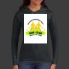 Ladies 100% Ring Spun Cotton Long Sleeve Hooded T Shirt Thumbnail
