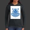 Ladies 100% Ring Spun Cotton Long Sleeve Hooded T Shirt Thumbnail