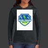 Ladies 100% Ring Spun Cotton Long Sleeve Hooded T Shirt Thumbnail
